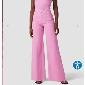 Hudson High Waited Wide Leg Jeans